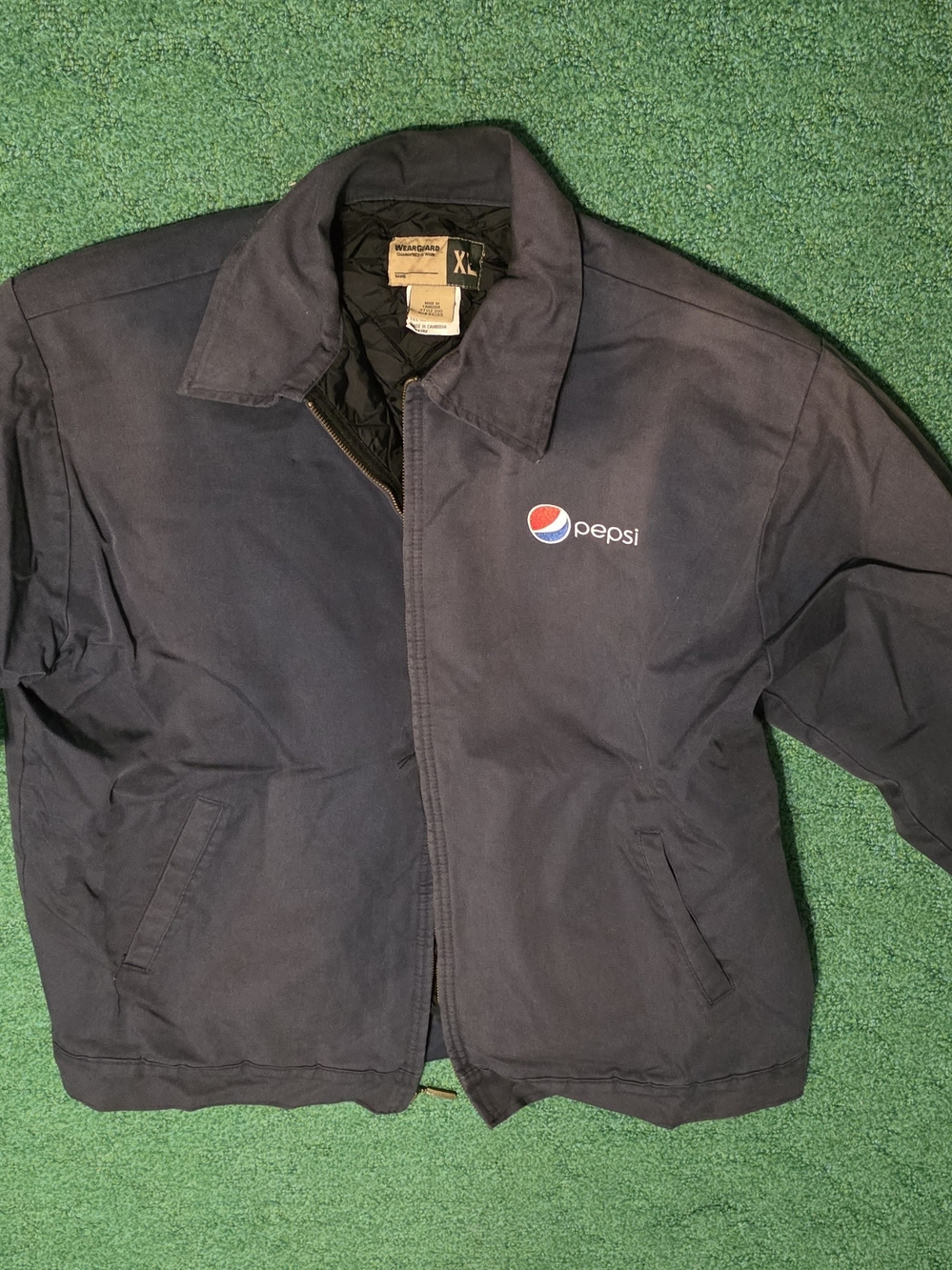 Pepsi Logo Navy Work Jacket